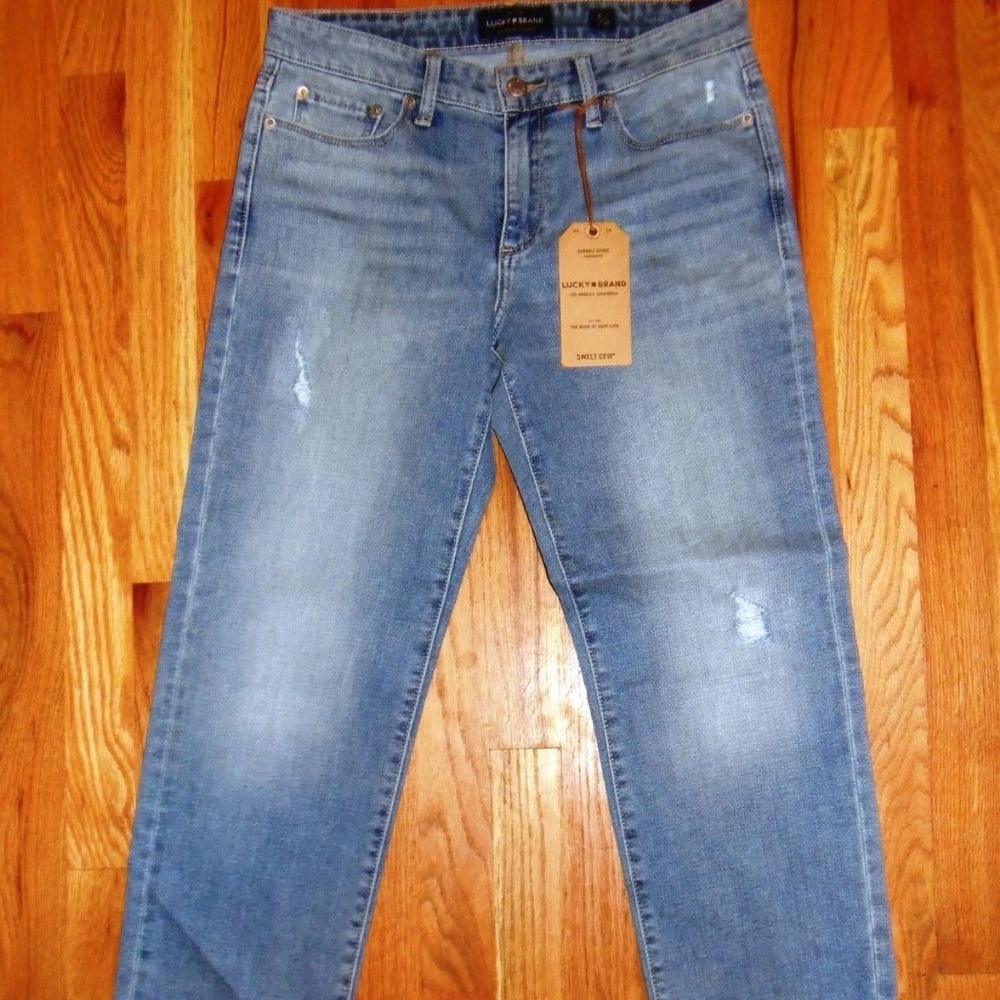 Womens Lucky Brand Jeans Size 8/29 Sweet Crop NEW!